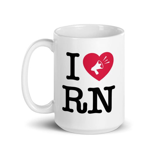 I Heart R.N. Mug