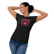 Load image into Gallery viewer, True North Strong and Free-Women&#39;s Fitted T-Shirt
