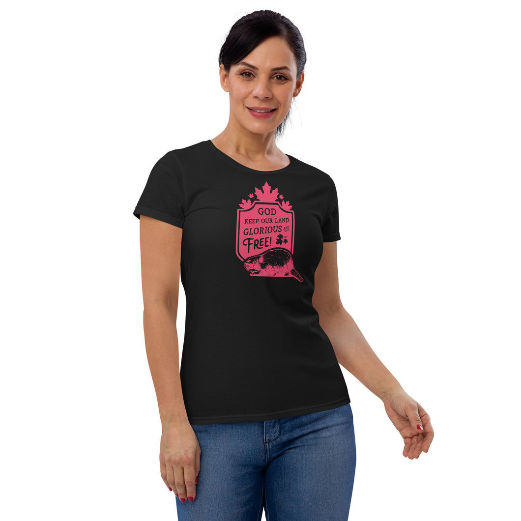 God Keep Our Land- Women's Fitted T-Shirt