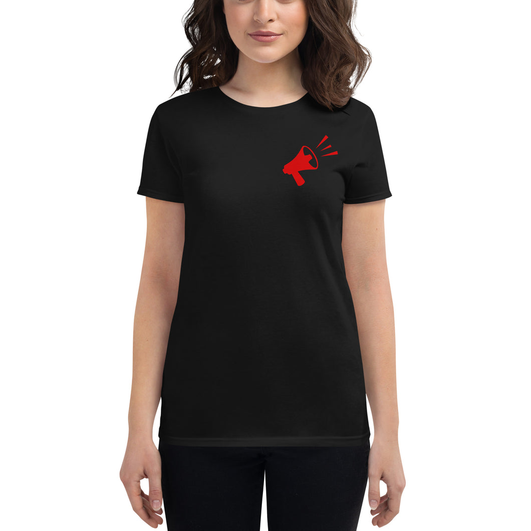Pocket Square Rebel Horn - Women's Fitted T-Shirt