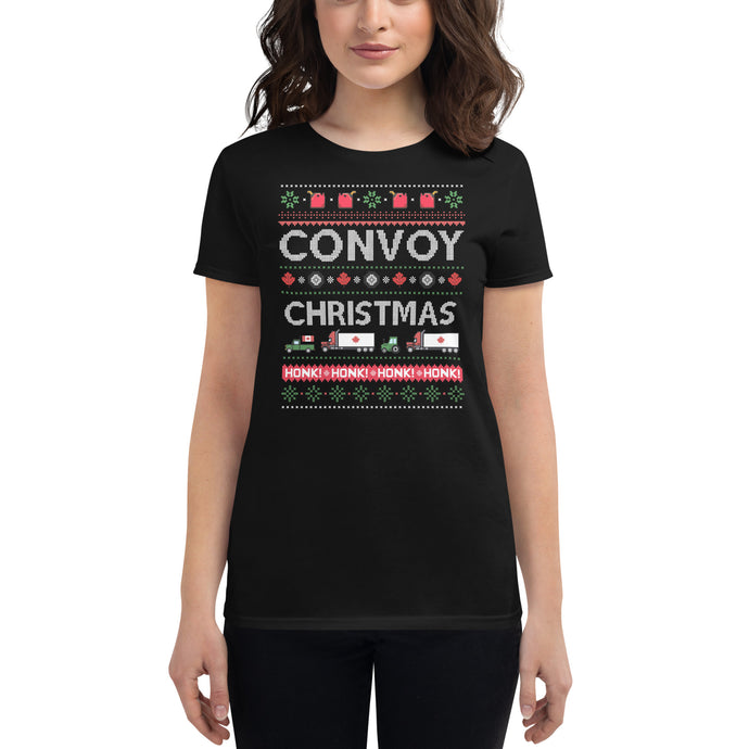 Convoy Christmas- Women's Fitted T-Shirt