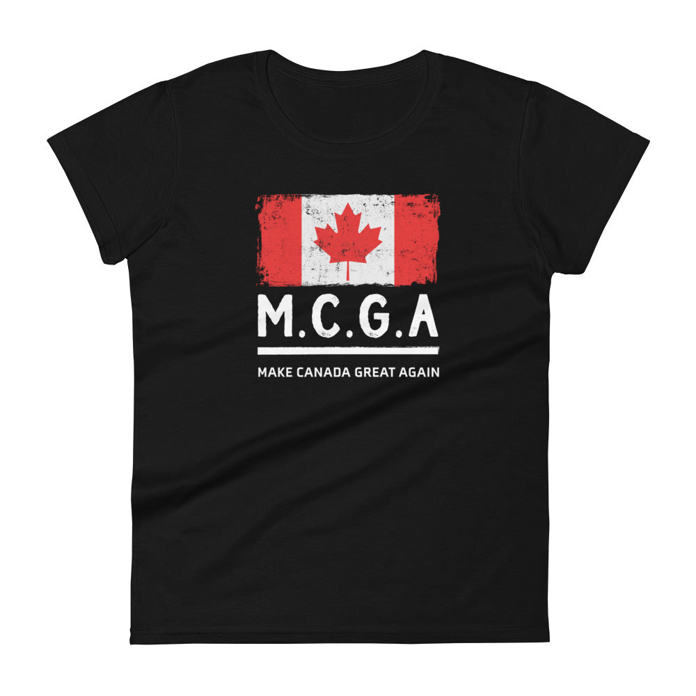 Make Canada Great Again- Women's Fitted T-Shirt