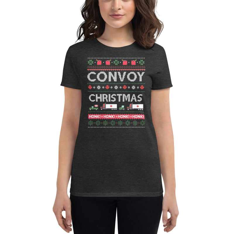 Load image into Gallery viewer, Convoy Christmas- Women&#39;s Fitted T-Shirt
