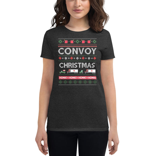 Convoy Christmas- Women's Fitted T-Shirt