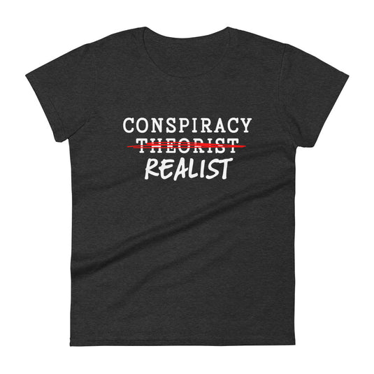 Conspiracy Realist Women's Fitted T-Shirt
