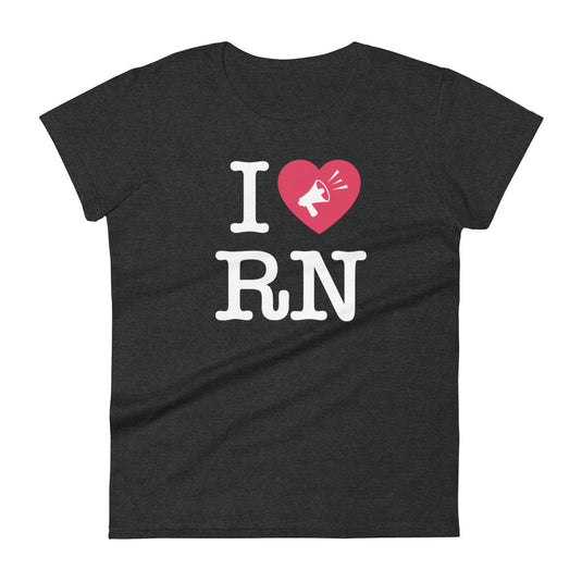 I Heart R.N. - Women's Fitted T-Shirt