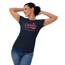 Load image into Gallery viewer, Canada Home and Native Land-Women&#39;s Fitted T-Shirt
