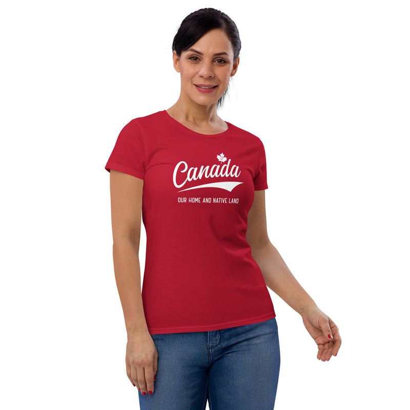 Load image into Gallery viewer, Canada Home and Native Land-Women&#39;s Fitted T-Shirt
