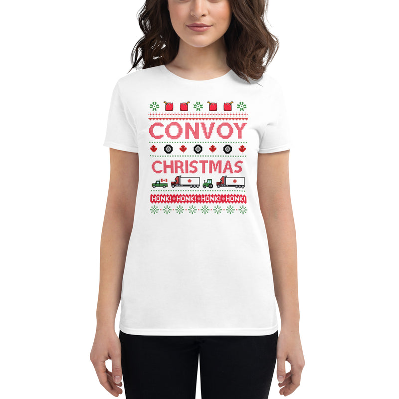 Load image into Gallery viewer, Convoy Christmas- Women&#39;s Fitted T-Shirt
