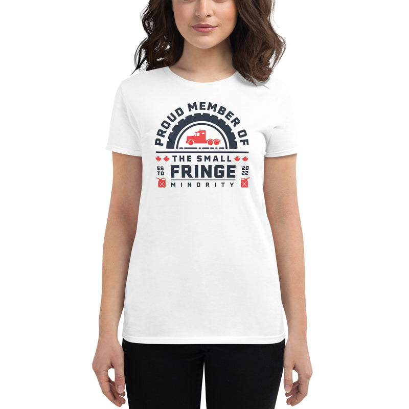 Load image into Gallery viewer, Proud Member of a Small Fringe Minority- Women&#39;s Fitted T-Shirt
