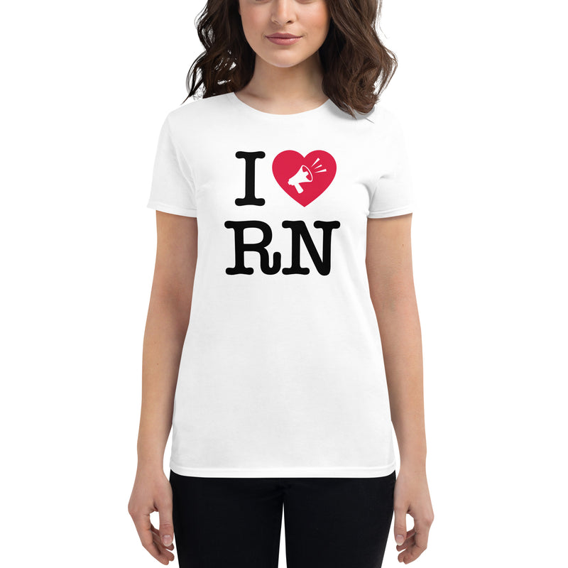 Load image into Gallery viewer, I Heart R.N. - Women&#39;s Fitted T-Shirt
