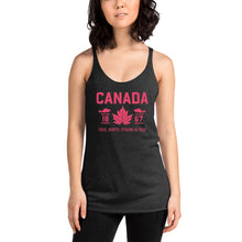 Load image into Gallery viewer, True North Strong and Free- Women&#39;s Racerback Tank
