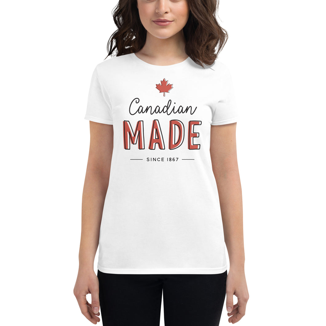 Canadian Made - Women's Fitted T-Shirt